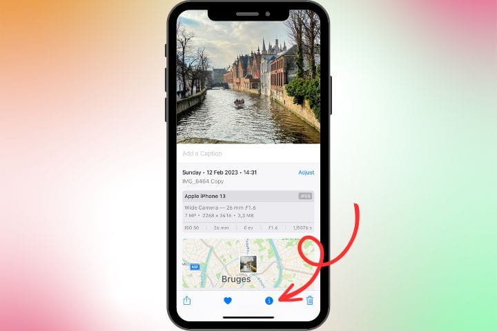 how to resize an image on iphone