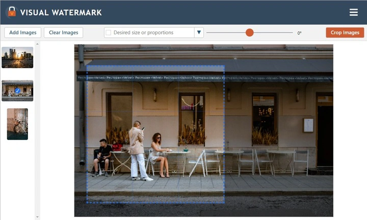 crop images online for free