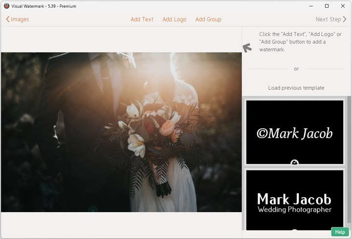 how to watermark photos