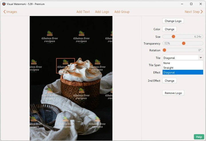 how to put a watermark on a photo