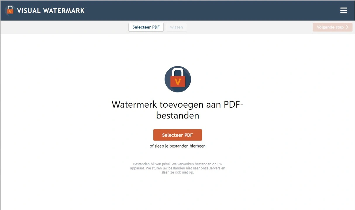 Gratis PDF watermerk