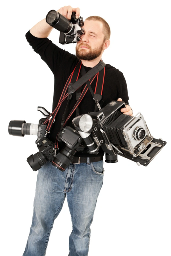 © sumnersgraphicsinc - Fotolia.com Don’t be obsessed with the gear: having too much equipment is the best way to take the worst photos, some experts say