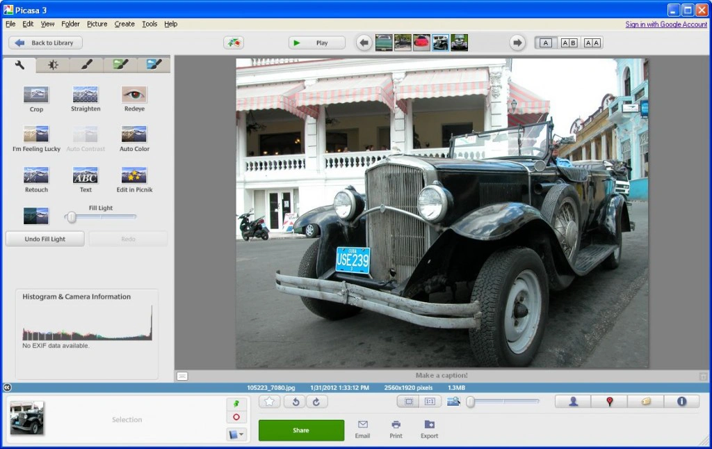 Basic Fixes in Picasa - Auto Contrast, Crop, Colors and much more