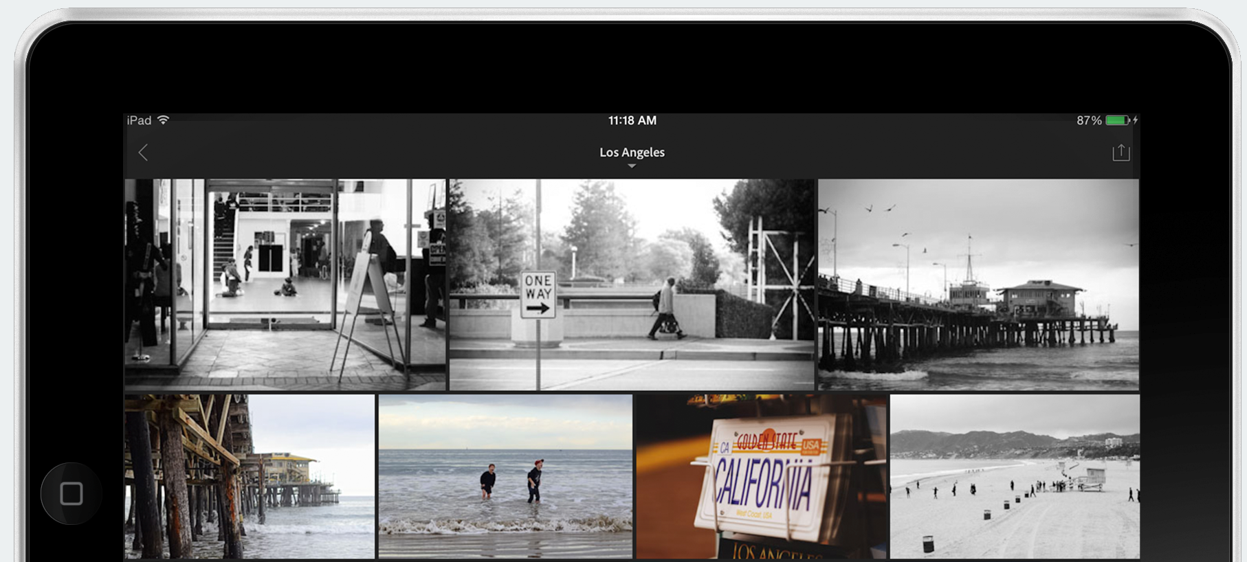 Analyse d'Adobe lightroom pour iPad