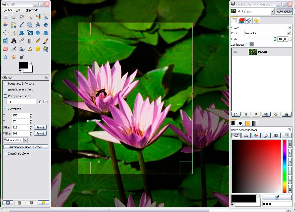 GIMP Windows screenshot