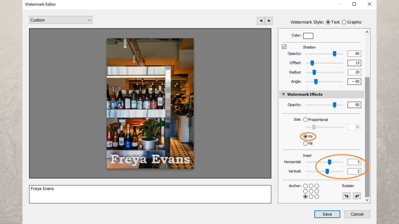 how to add a watermark in lightroom