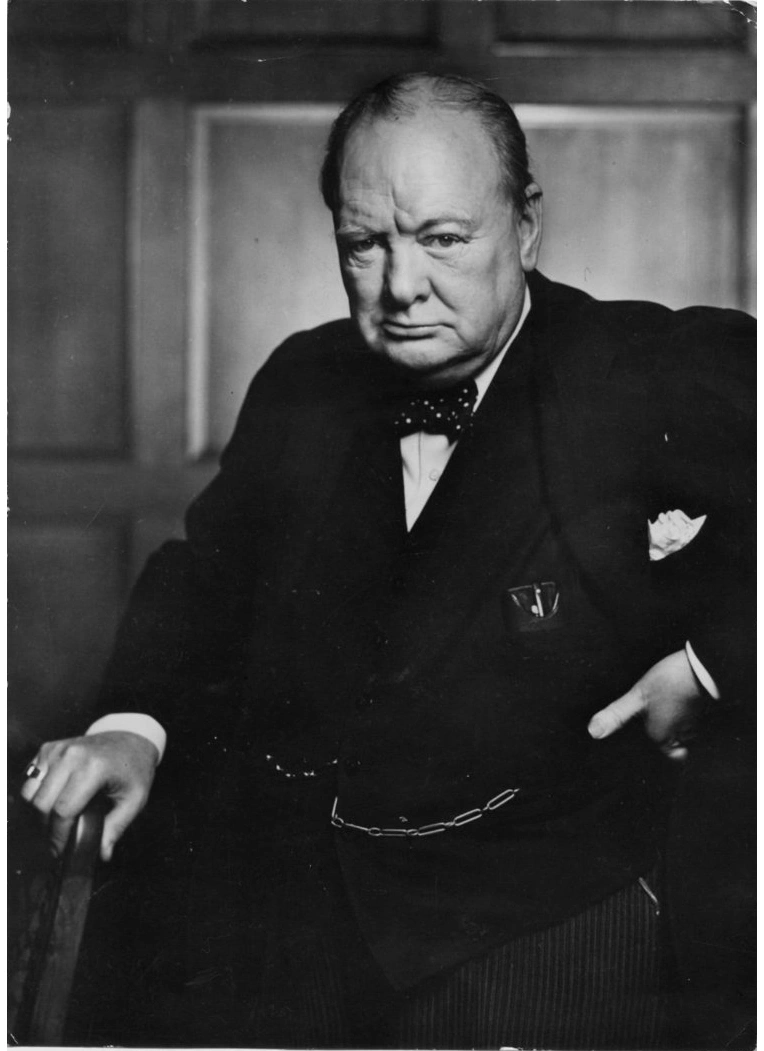 Winston Churchill’s portrait by Yousuf Karsh, 1941