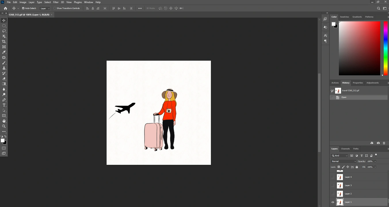 How to Crop a GIF Image in Photoshop