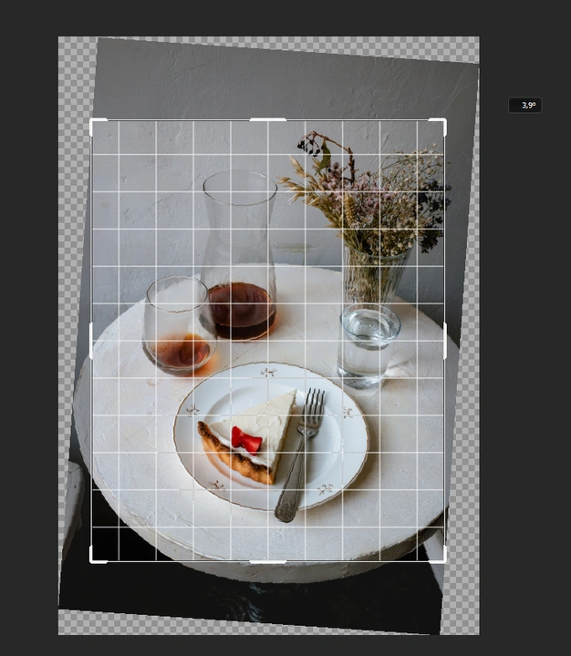 recortar e girar uma foto no Photoshop