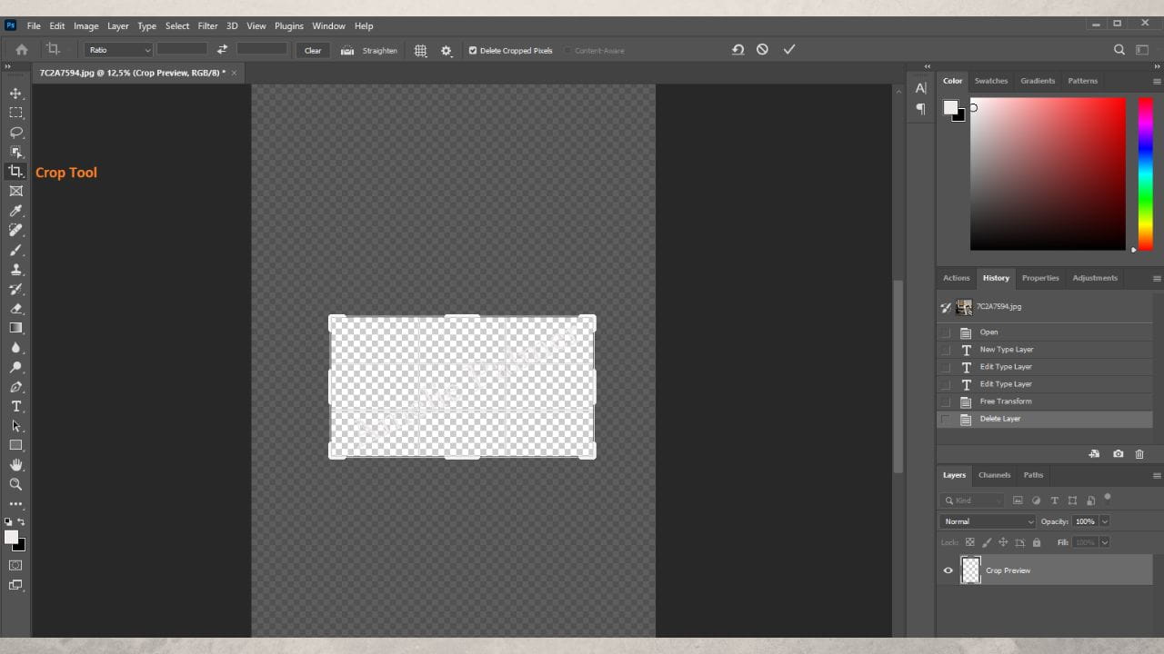how to add watermark in photoshop