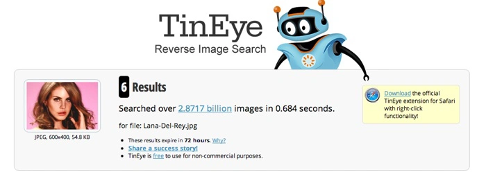 TinEye Search Results