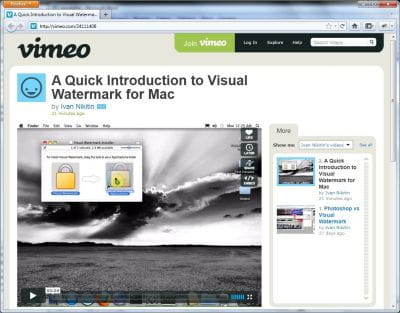 Video Tutorial on Vimeo