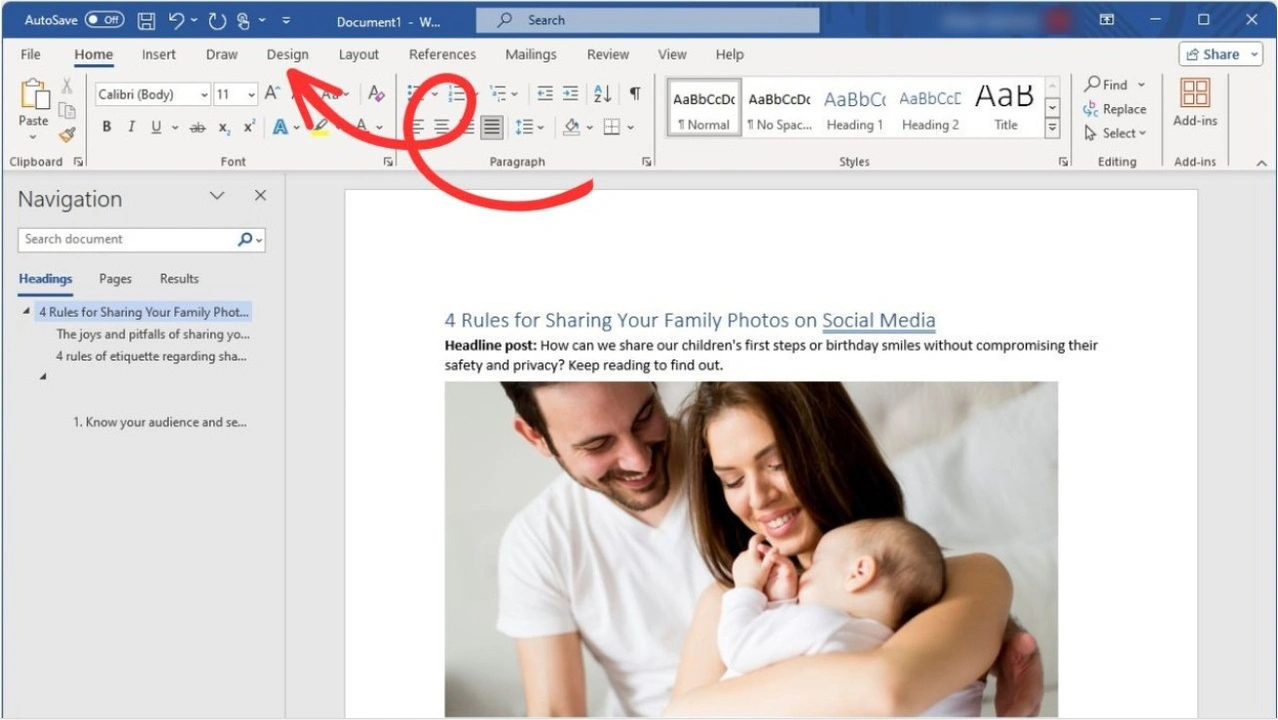 how to add watermark in word