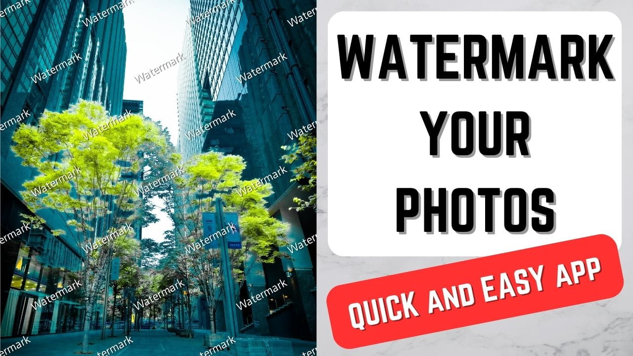 How to Watermark Your Photos 