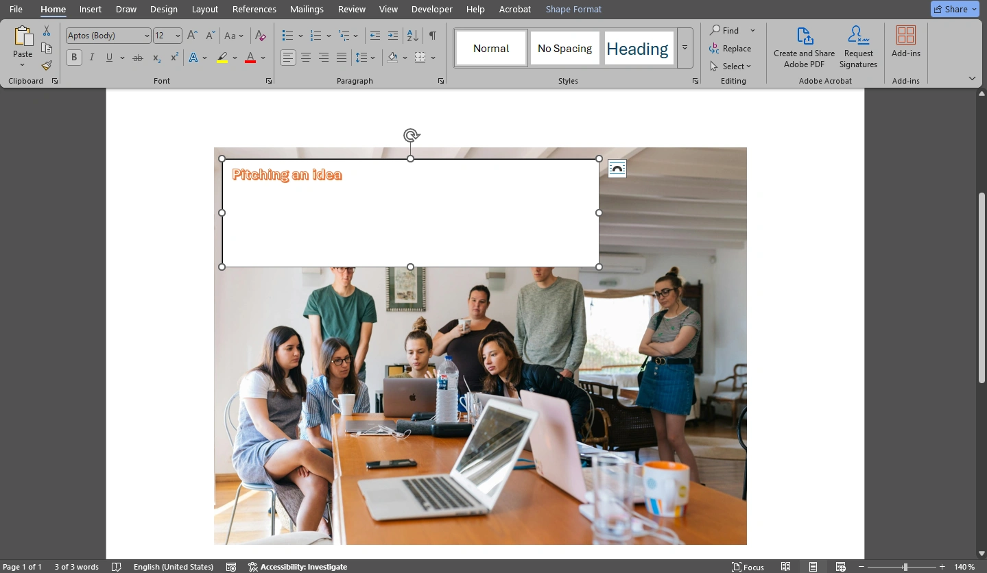 how to add alt text to a picture in word
