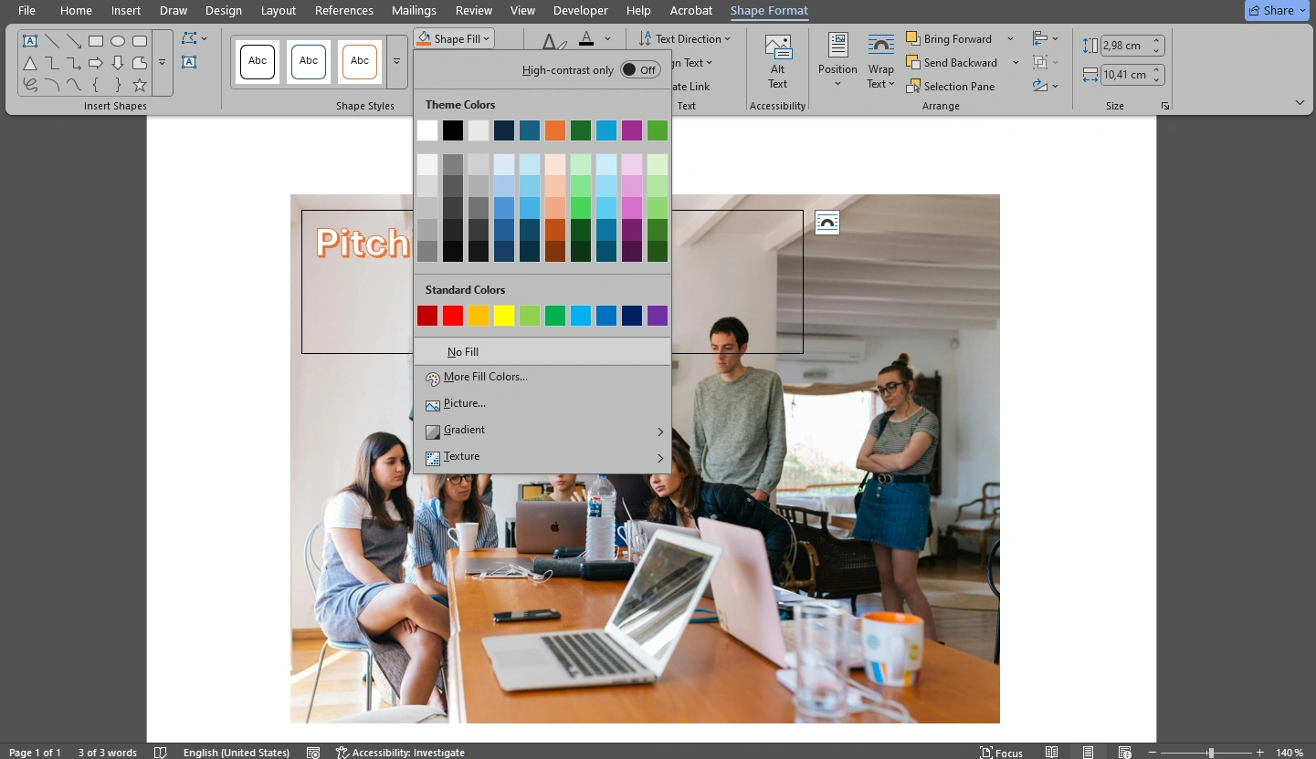 how to add alt text to a picture in word