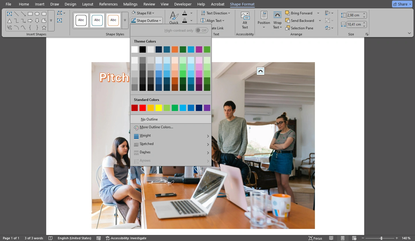 how to add alt text to a picture in word