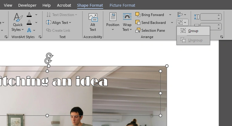 how to add alt text to a picture in word