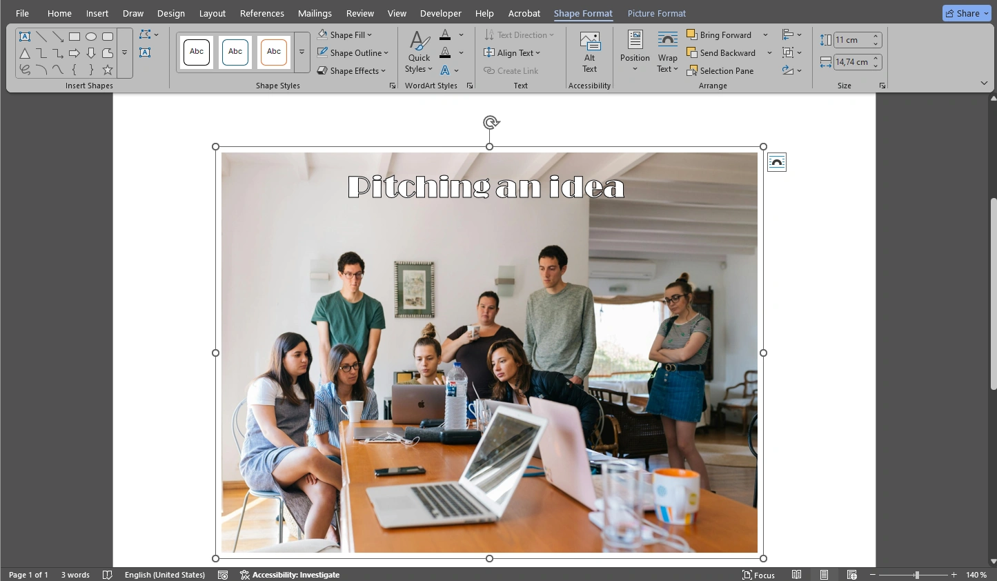how to add alt text to a picture in word
