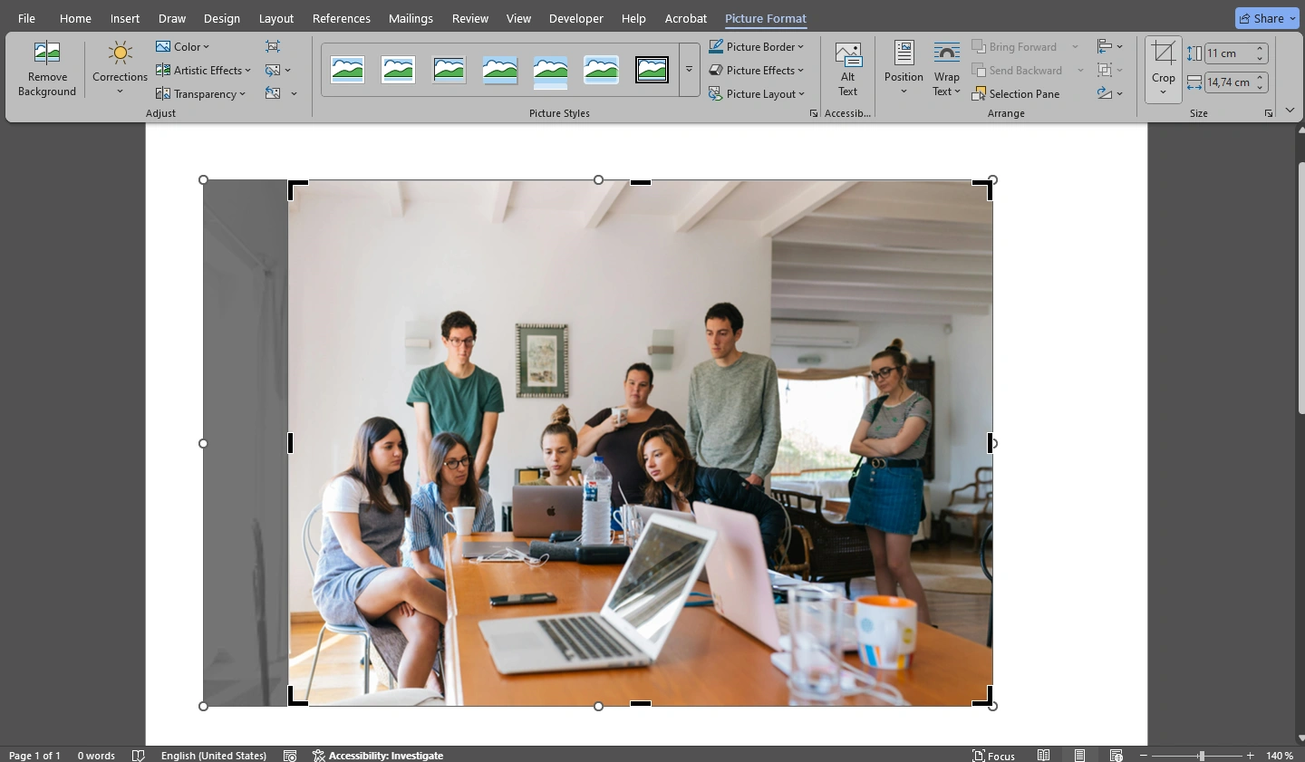 how to add alt text to a picture in word