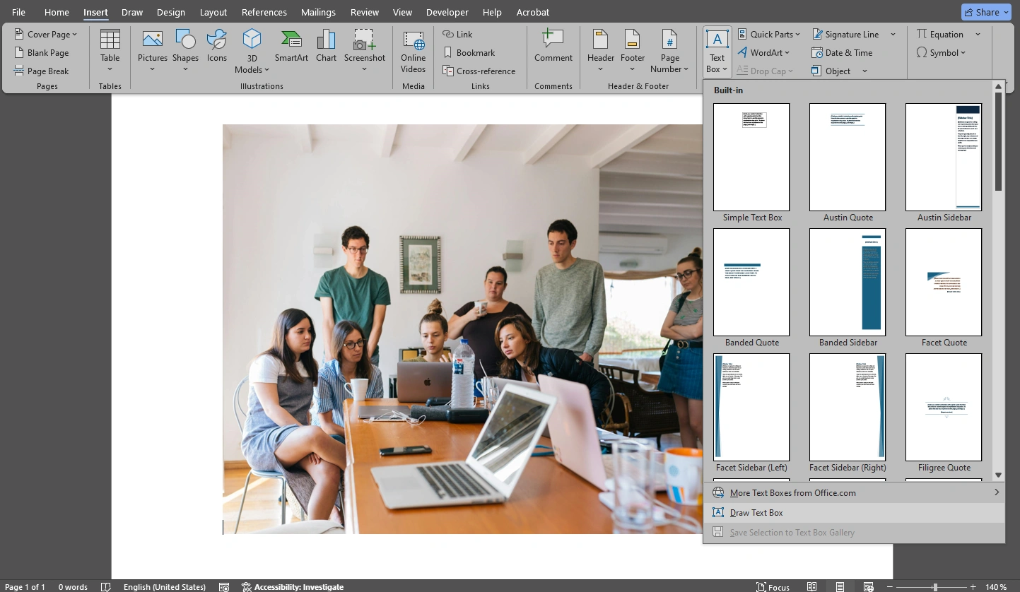 how to add alt text to a picture in word