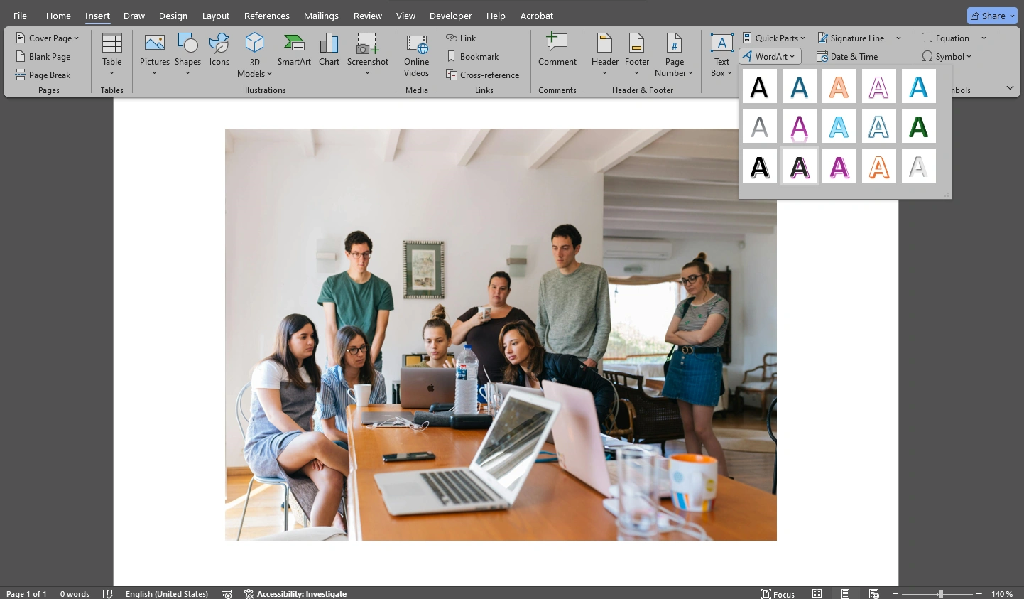 how to add alt text to a picture in word