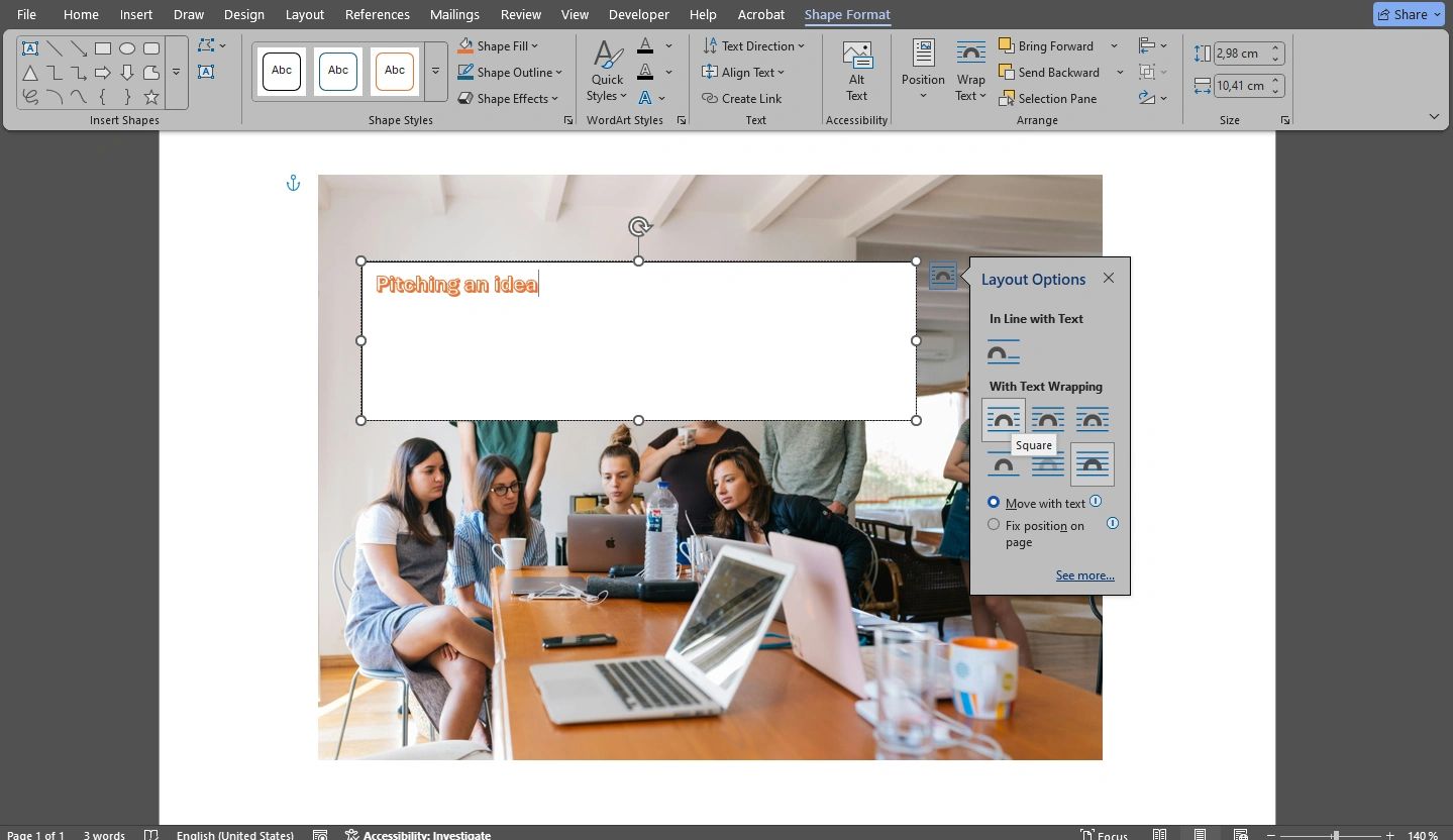 how to add alt text to a picture in word