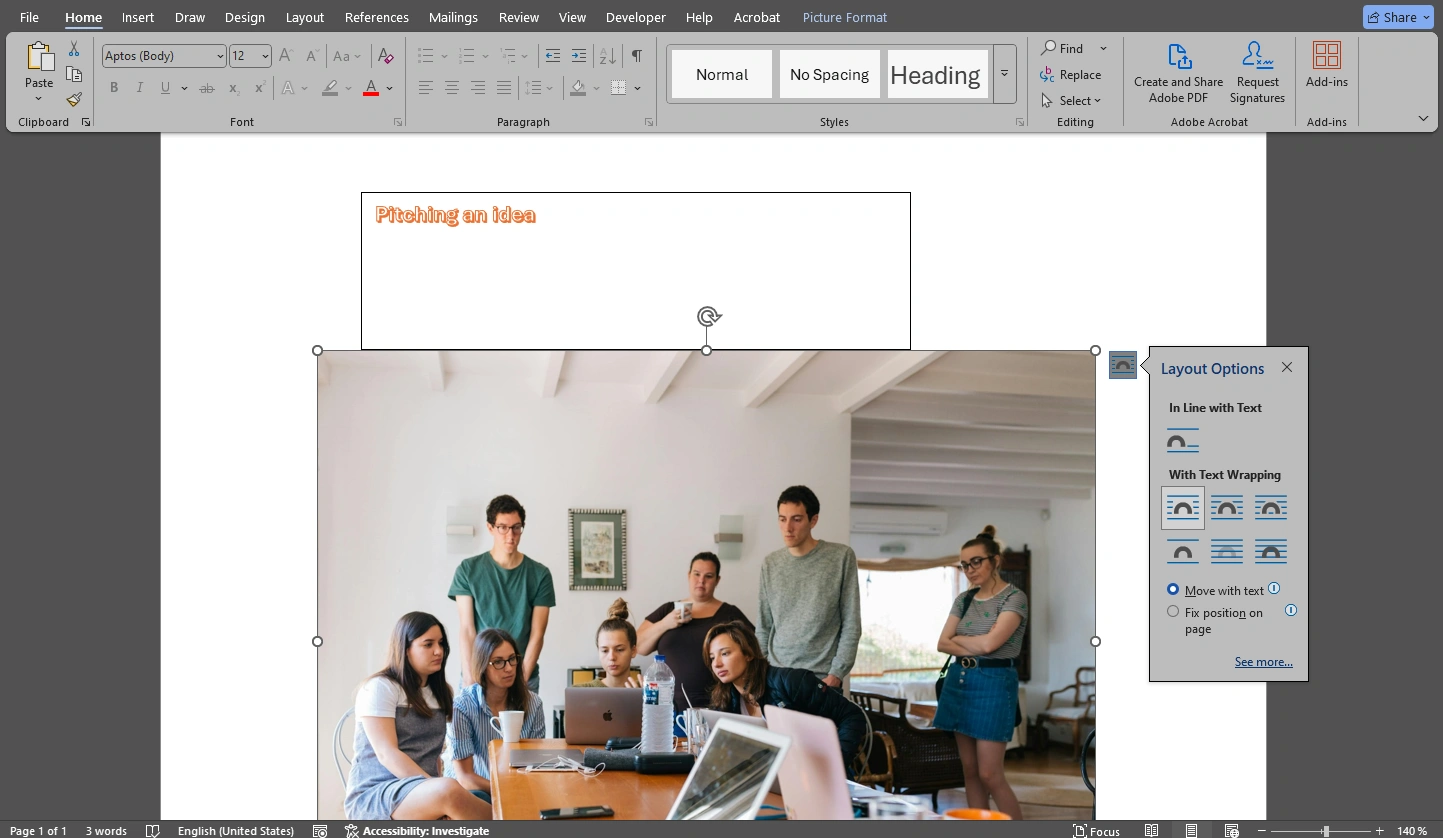 how to add alt text to a picture in word