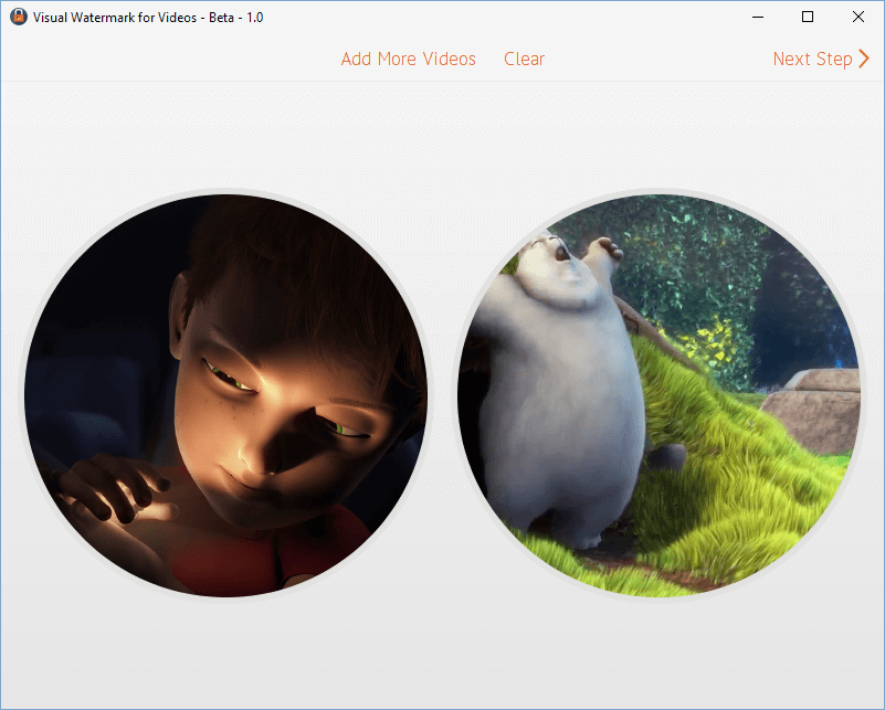 Videos selected for watermarking
